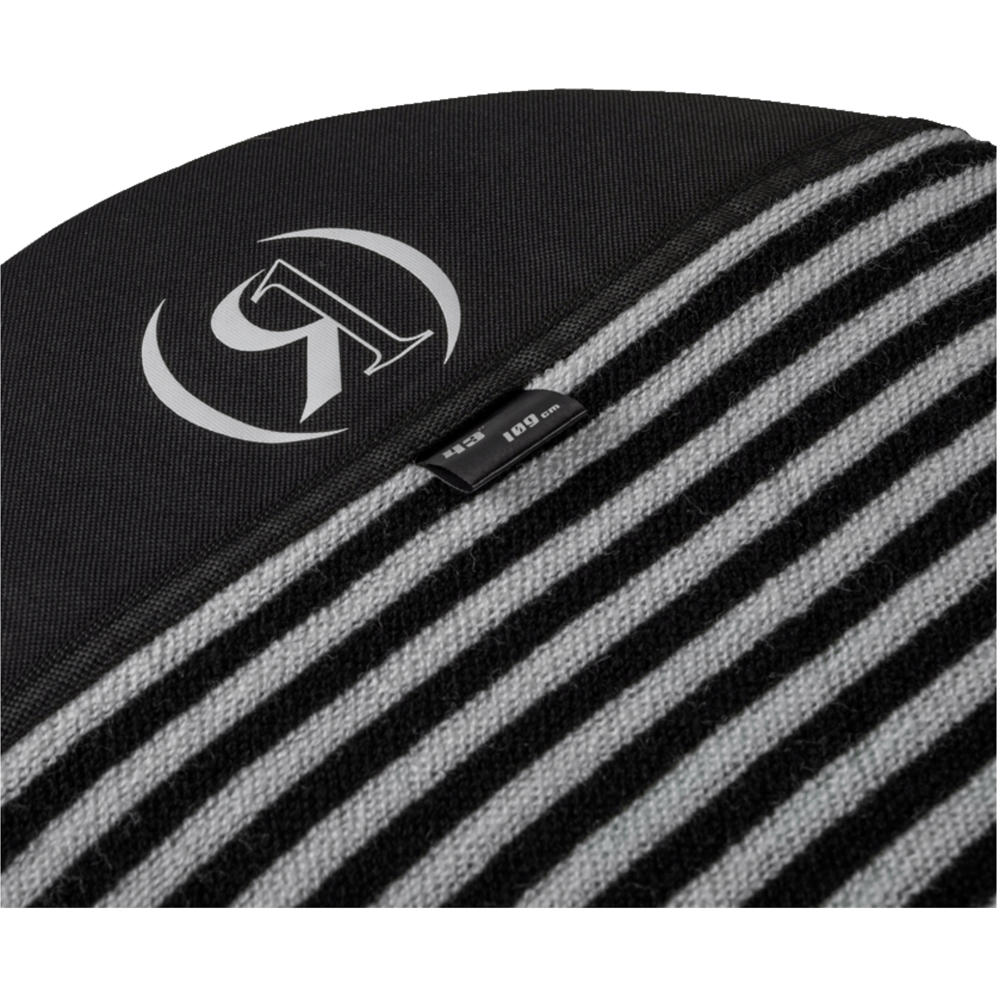 2026 Ronix Round Nose Surf Sock R20-BAG-SS - Black / White